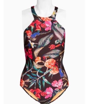 high back swimming costume